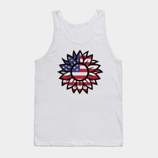 PATRIOTIC SUNFLOWER Tank Top